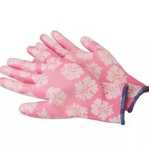 Women Garden
Gloves In Sea Shell Printed
White & Pink